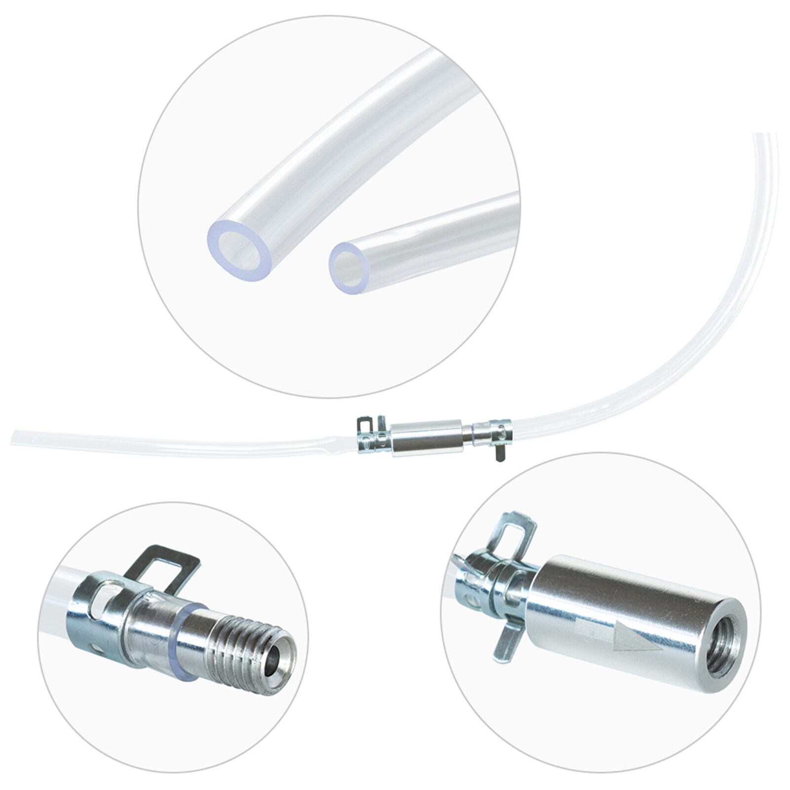 Clutch Brake Bleeder Hose One Way Valve Tube Bleeding Replacement Tool Kit For Motorcycle Car Universal Adapter Accessories