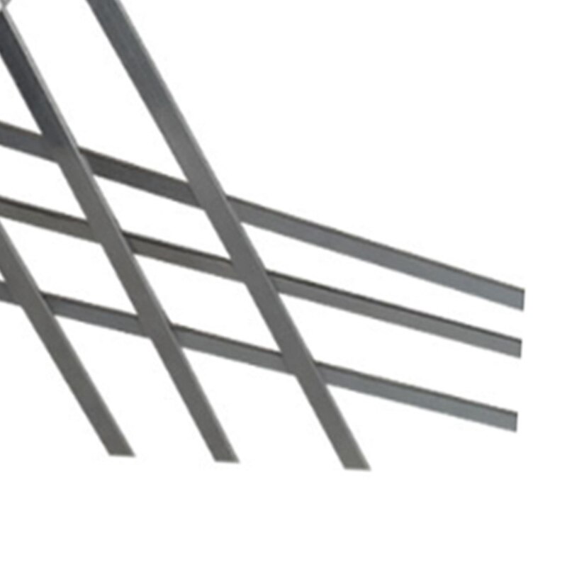 Kebab BBQ Stainless Steel Skewers with Wooden Handles Flat Reusable Metal Skewer Sticks with Storage Pouch 6Pcs