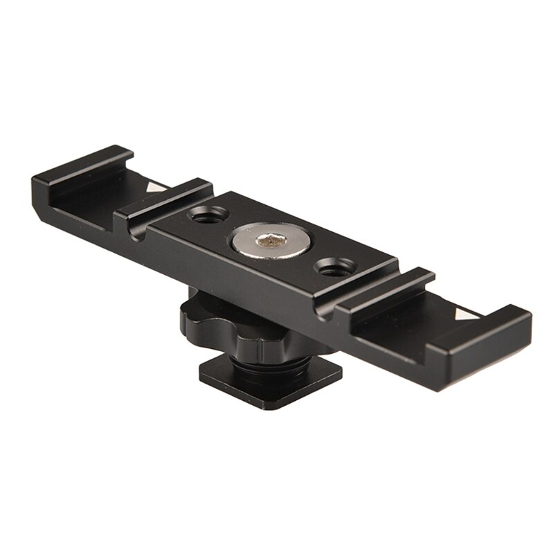 Shoe Bracket Camera Dual Shoe Extension Bar Mount Bracket 448F