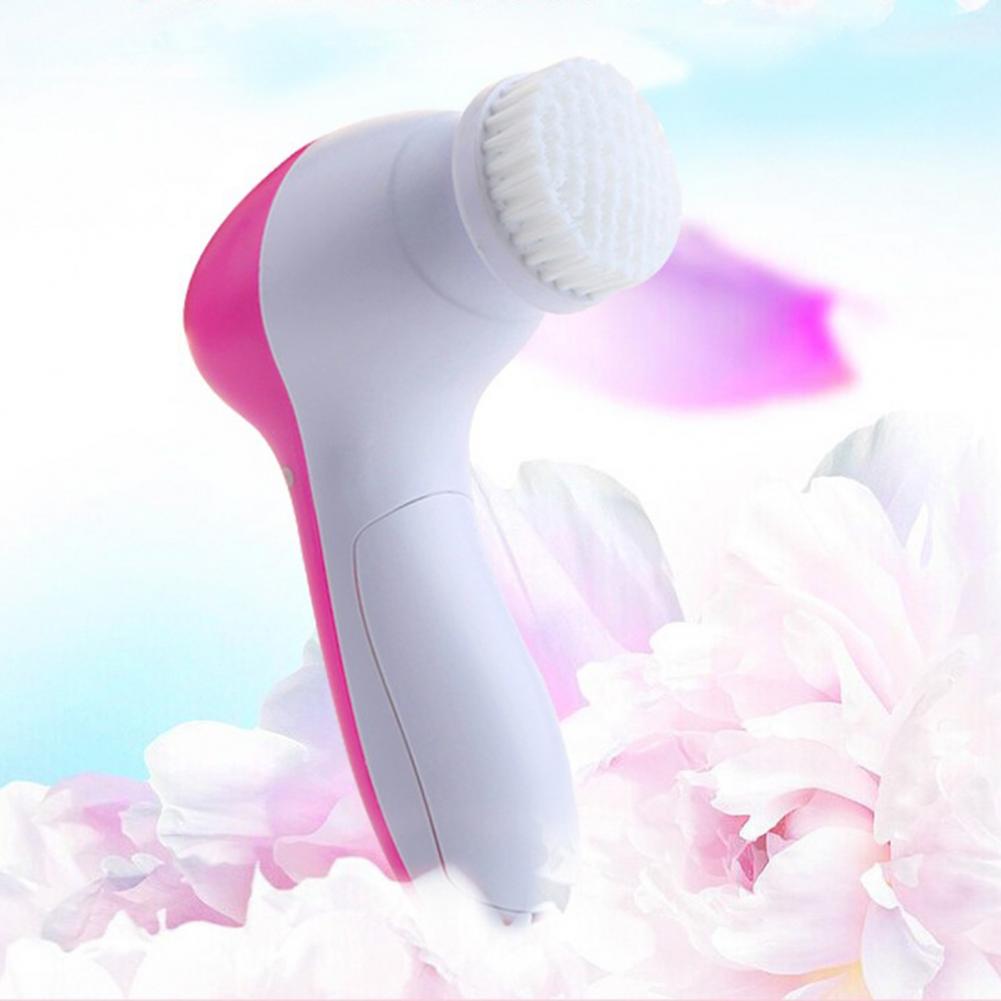 Face Cleaner Machine Solid Gentle Exfoliating Facial Cleansing Brush Spa Long Battery Life Facial Cleansing Brush