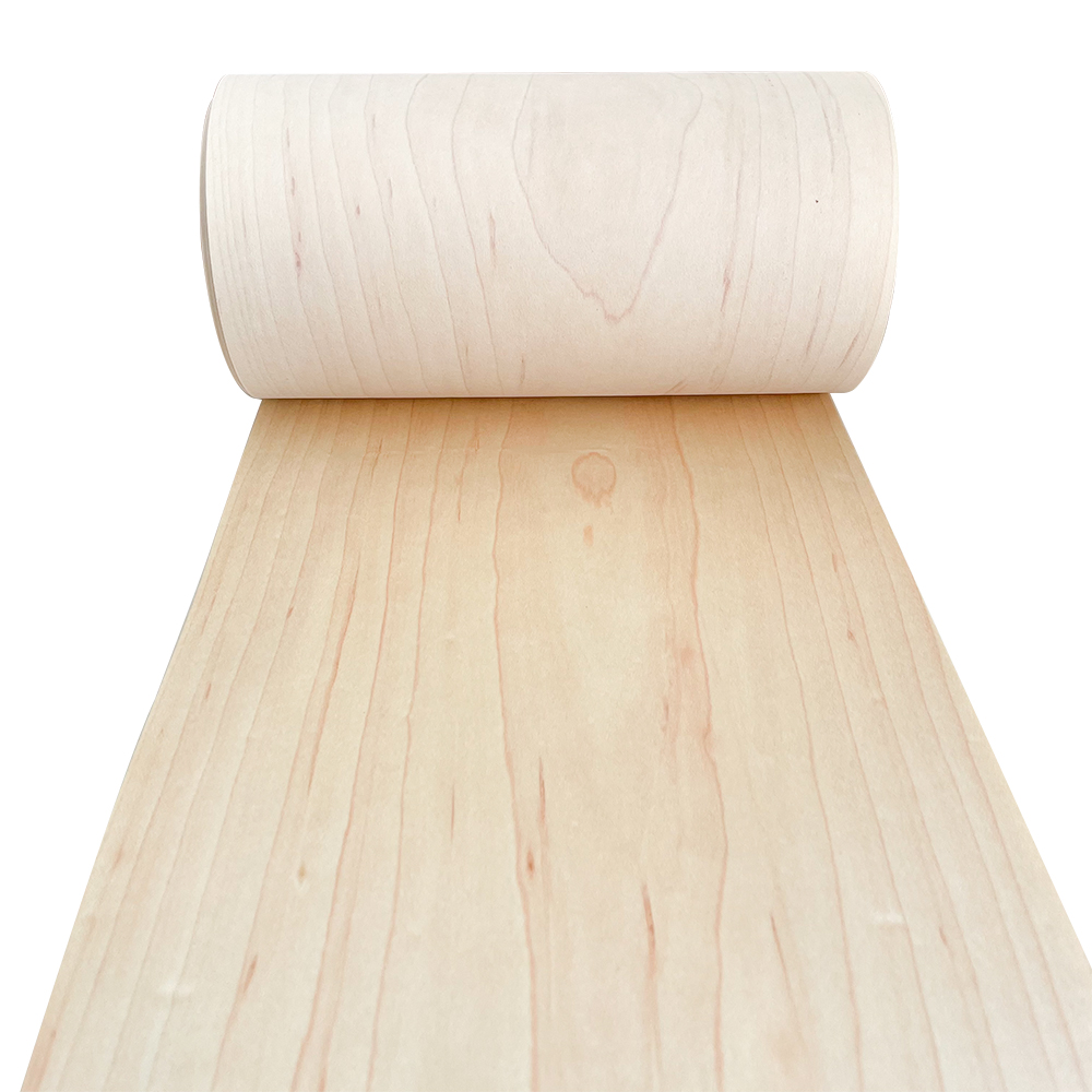 1Roll Natural Maple Veneer Sheet, Crafts Wood Veneer for DIY Furniture Stereo Speakers Guitar Renovate Wood Veneer Car Interior