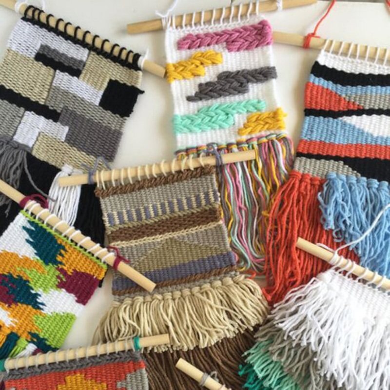 DIY Kit Tool For Tapestry Carpet Rug Making Embroidery Crafts Rug Hooking Mesh Canvas Wooden Bent Latch Hook