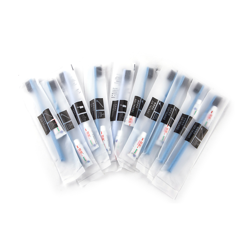 5/10sets Hotel Clean Disposable Toothbrush Toothpaste Wash Gargle Suit For Travel Camping Manual Toothbrush Oral Hygiene Sets: BL2