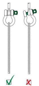 DOJA INDUSTRIAL | Grilletes de Acero Galvanizado M5 | PACK: 5 | GRILLETE de acero RECTOS para colgar saco de boxeo cables de ace