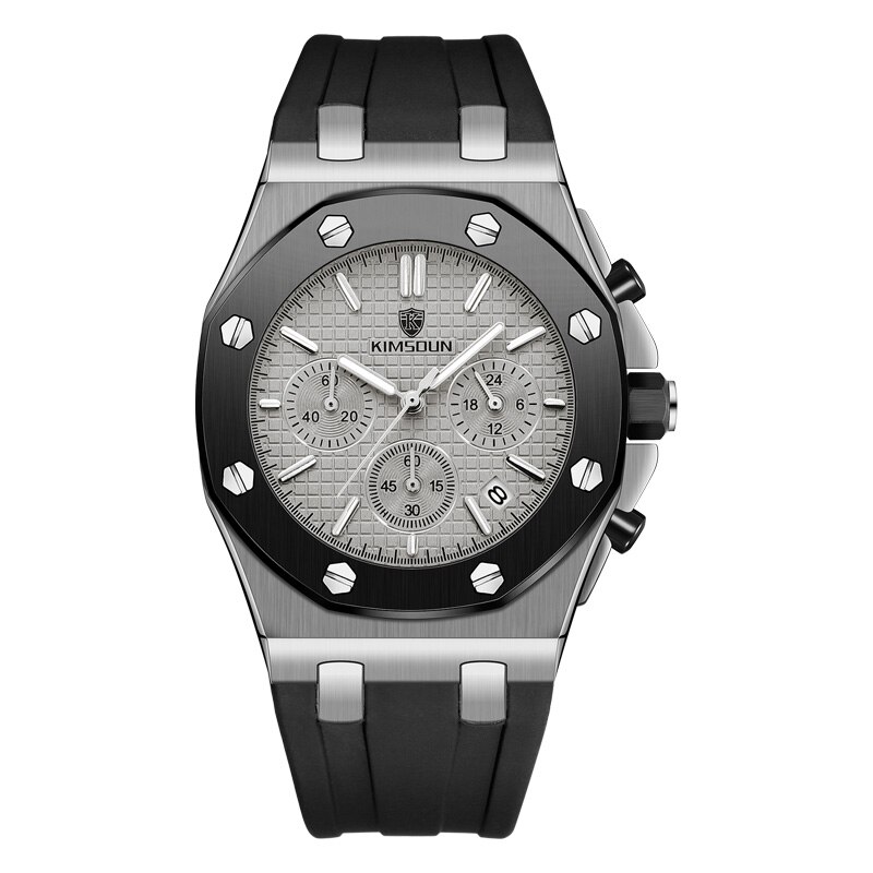 Herrklockor topp lyxmärke herr roséguld unik sportklocka herr quartz datumklocka vattentät armbandsur relogio masculino: Alternativ 10