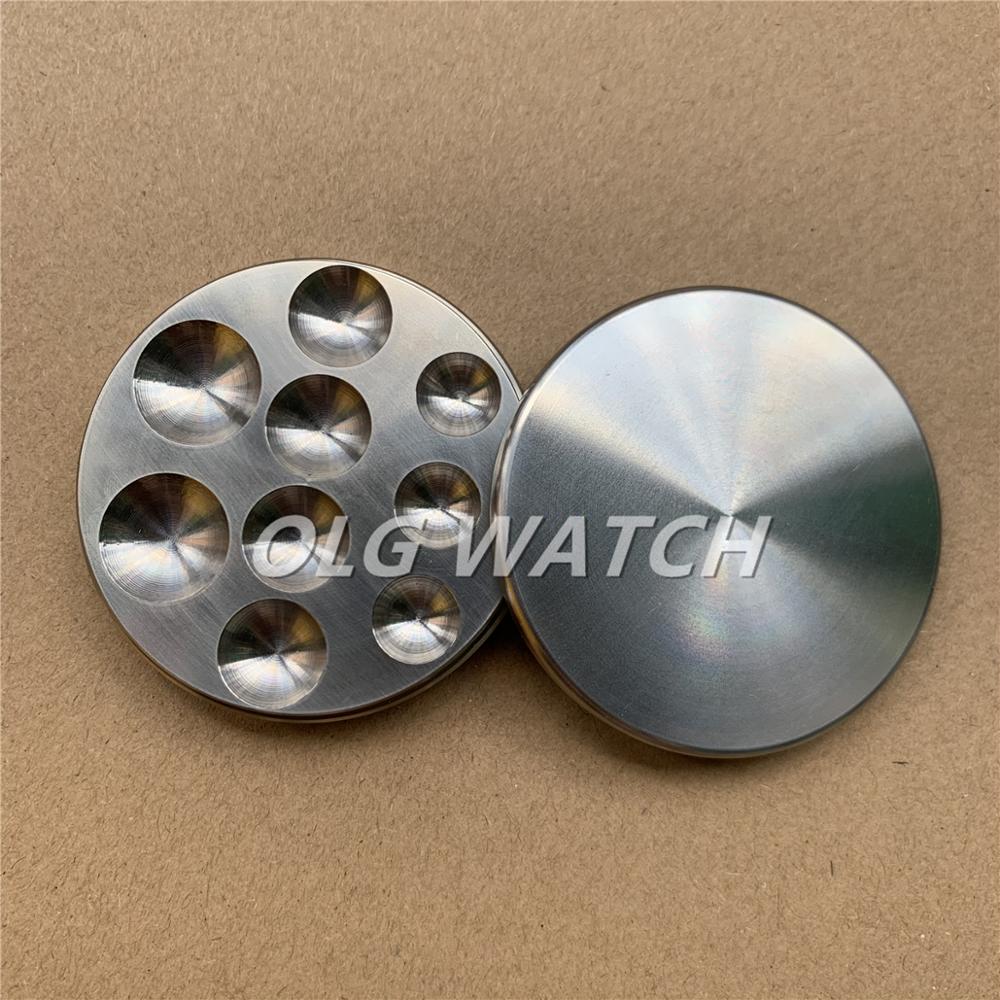 10 in 1 Oiler Tray with cover watch repair tool for watchmakers stainless steel oil cup