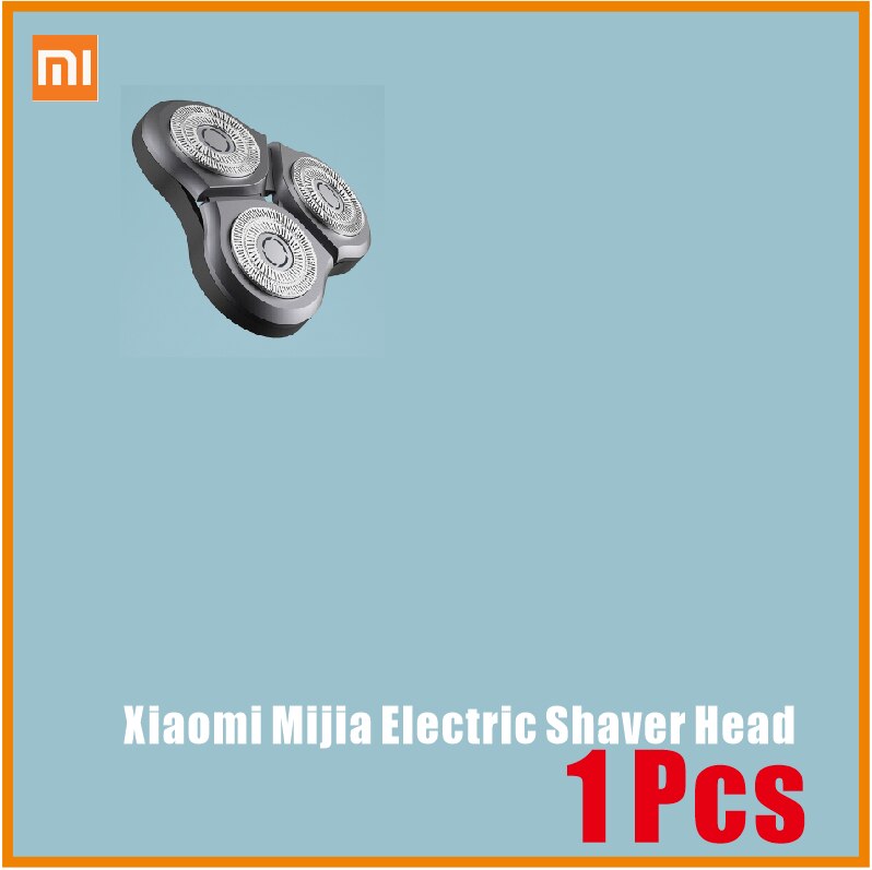 Xiaomi-Afeitadora eléctrica Mijia S500 S300 Original, hoja de acero de doble capa, resistente al agua, Blades1-4pcs: 1 PCS