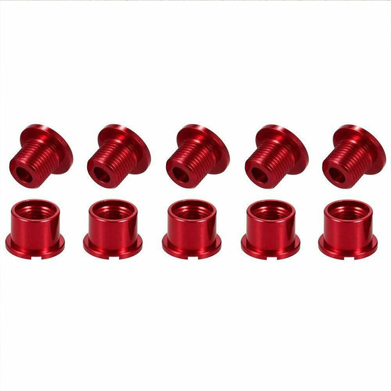 Litepro 4/5Pcs Mtb Kettingblad Bouten Aluminium Single Speed Disc Super Licht Kettingwiel Schroeven Voor Road Mountain fiets Crank