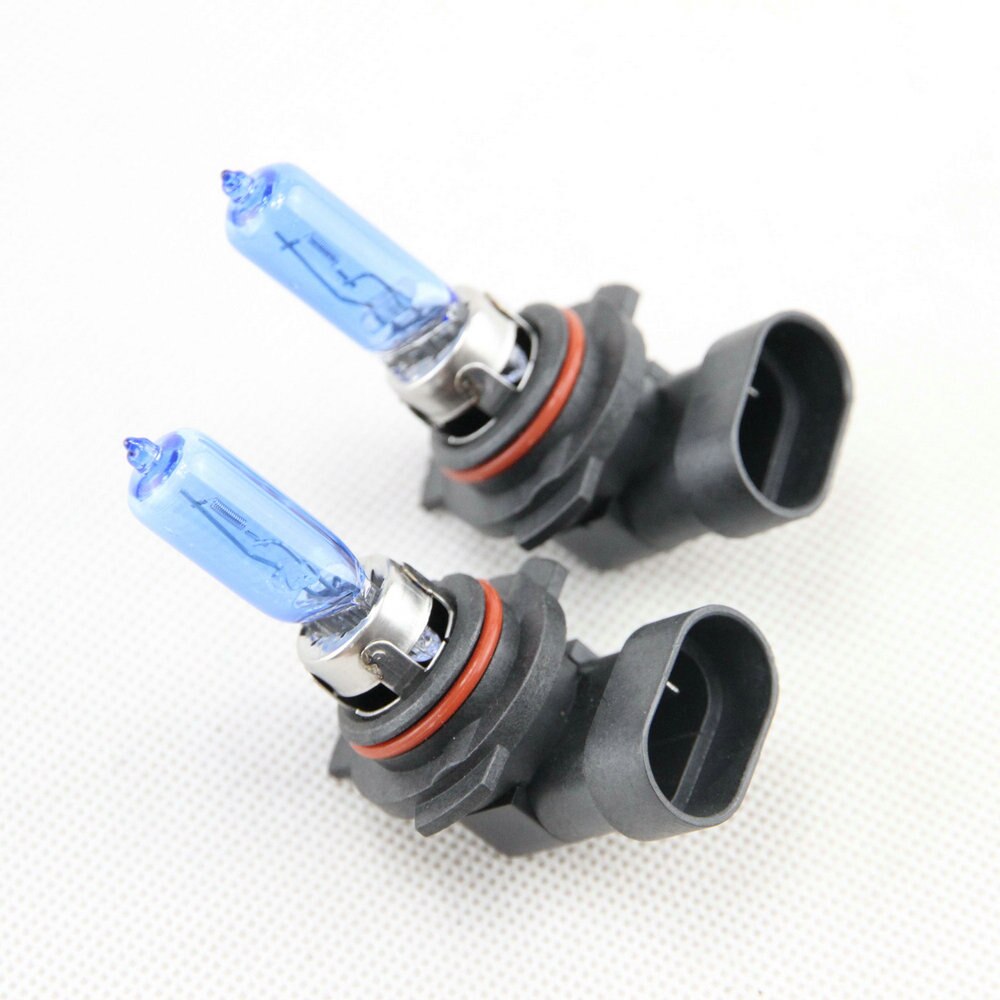 2x 9012 12V 55W Halogen Headlight Bulb with Quartz Glass High Wattage 6500K White 9012 LL HIR2 HIR PX22d Bulbs Lamp