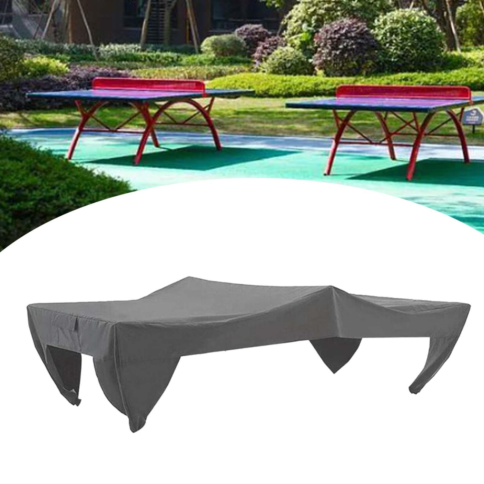 Table Tennis Table Cover Water Resistant Protective Cover Outdoor and Indoor Ping Pong Table Cover Premium for Ping Pong Table