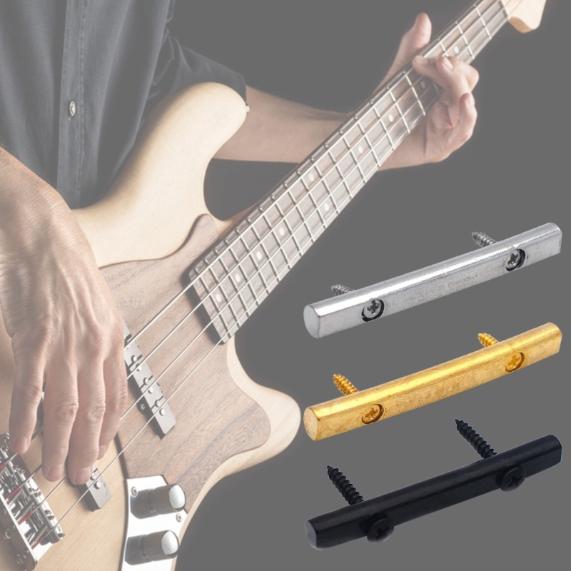 Barra de tensión de cuerda de 45MM, retenedor de cuerdas para guitarra eléctrica, instrumento Musical cromado/Negro/dorado, accesorios para guitarra