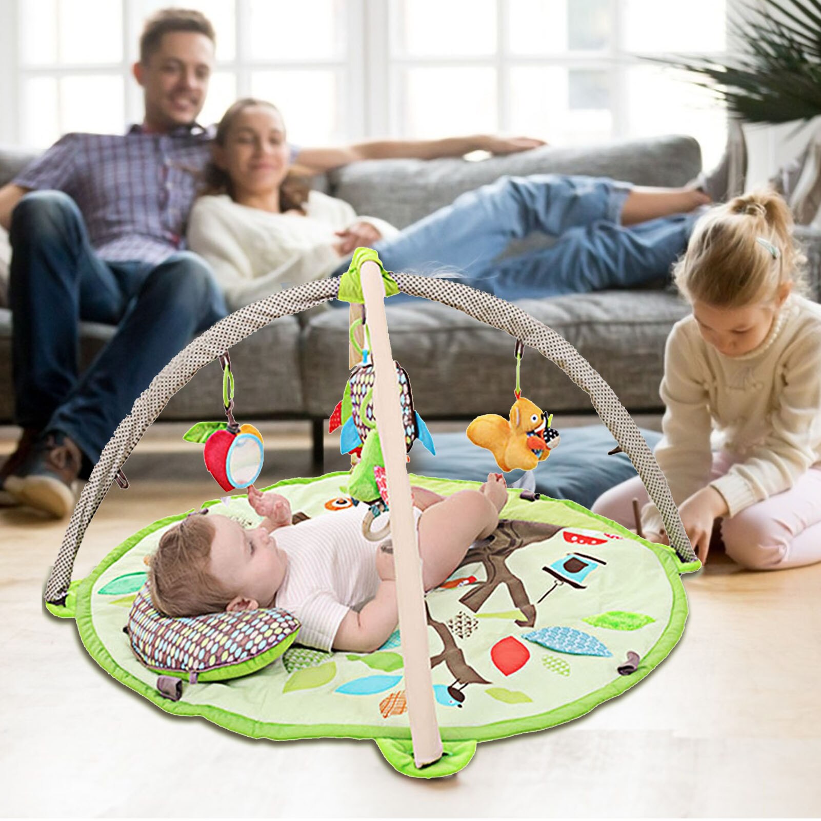 Baby Speelkleed Baby Kinderen Tapijt Playmat Baby Gym Fitness Frame