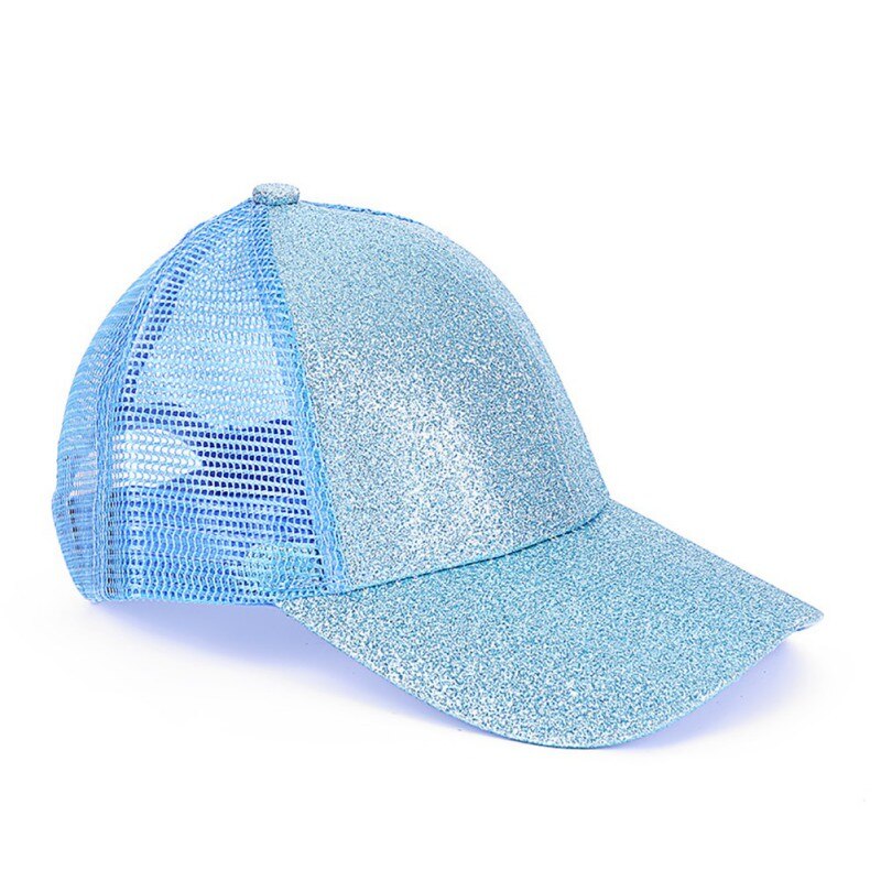 Kids Paardenstaart Mesh Hoed Outdoor Sport Baseball Cap Running Camping Wandelen Zonnehoed Kind Rommelig Bundel Paardenstaart Cap