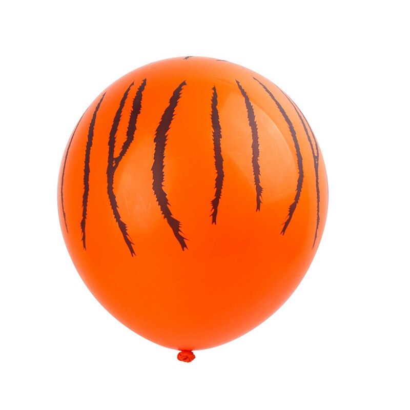 60Pcs Jungle Animal Print Balloons Leopard Zebra Spots Latex Balloons Jungle Zoo Theme for Birthday Party Decoration