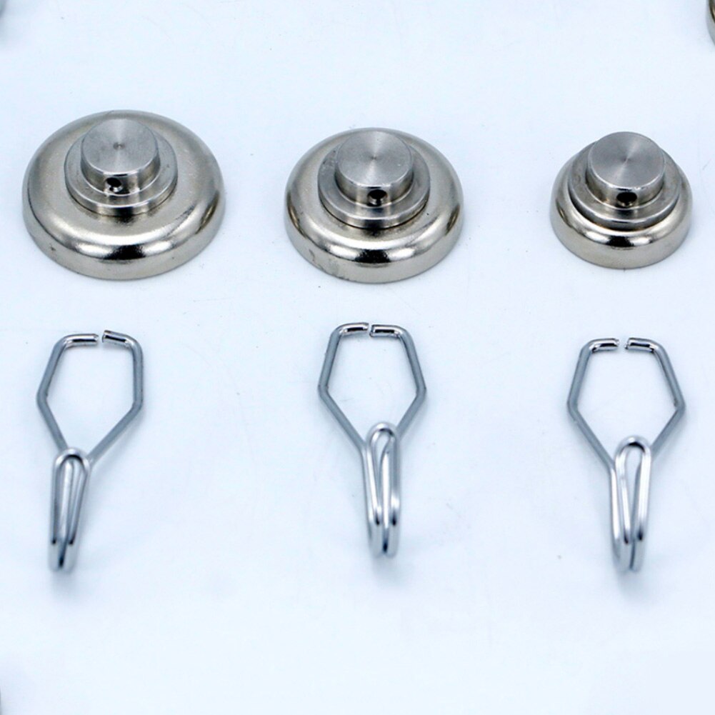 Ganchos magnéticos resistentes, colgadores para llaves de pared para almacenamiento de cocina hogareña