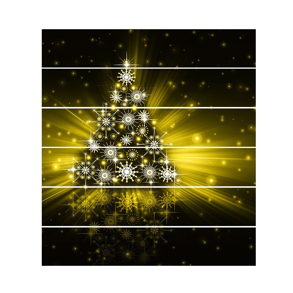 3D Waterproof Merry Christmas Wall Stickers Removable Paredes Windows Door Christmas Staircase Stickers Decorations