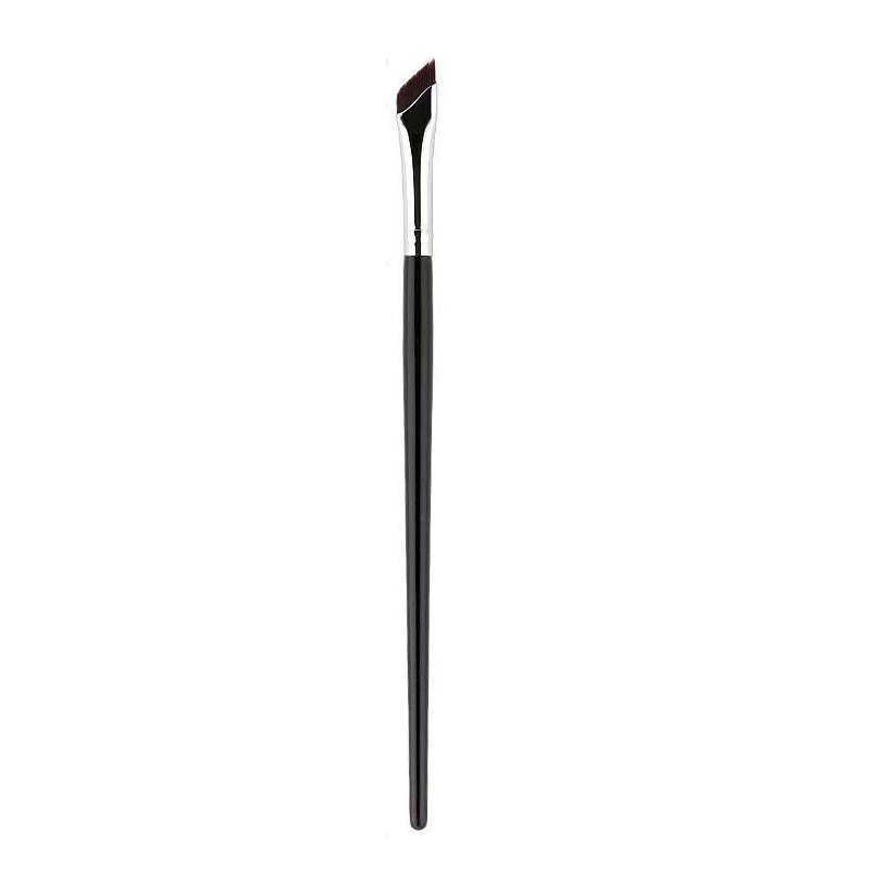 Blade Eyeliner Borstel Ultra Dunne Fijne Hoek Platte Wenkbrauw Borstel Platte Sikkel Eyeliner Borstels Precieze Detail Borstel Make-Up Tools: Black
