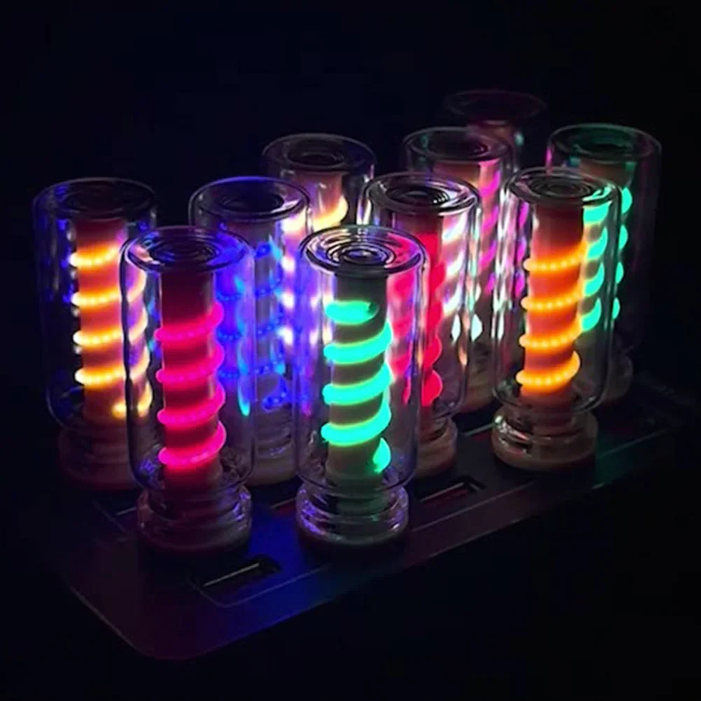 Bombilla LED USB con filamento en espiral, atenuación táctil, 5V, bombillas LED Retro, luz nocturna de 1W, iluminación LED decorativa incandescente para acampar, 1 ud.