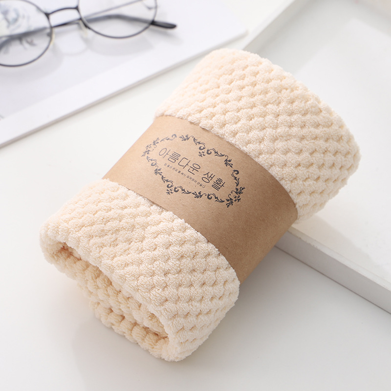 Mærkehåndklæde mikrofiber håndklæder plaid håndklæde ansigtspleje magisk badeværelse sport håndklæde ting til baby 35 x 75cm: Mibaise
