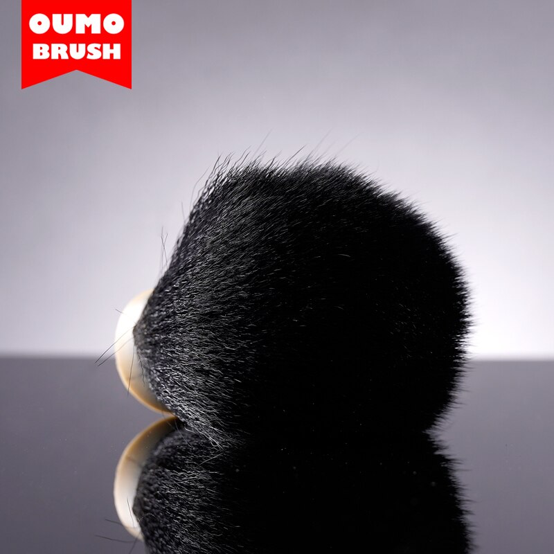 OUMO BRUSH-Black synthetic shaving brush knots(thick hair)