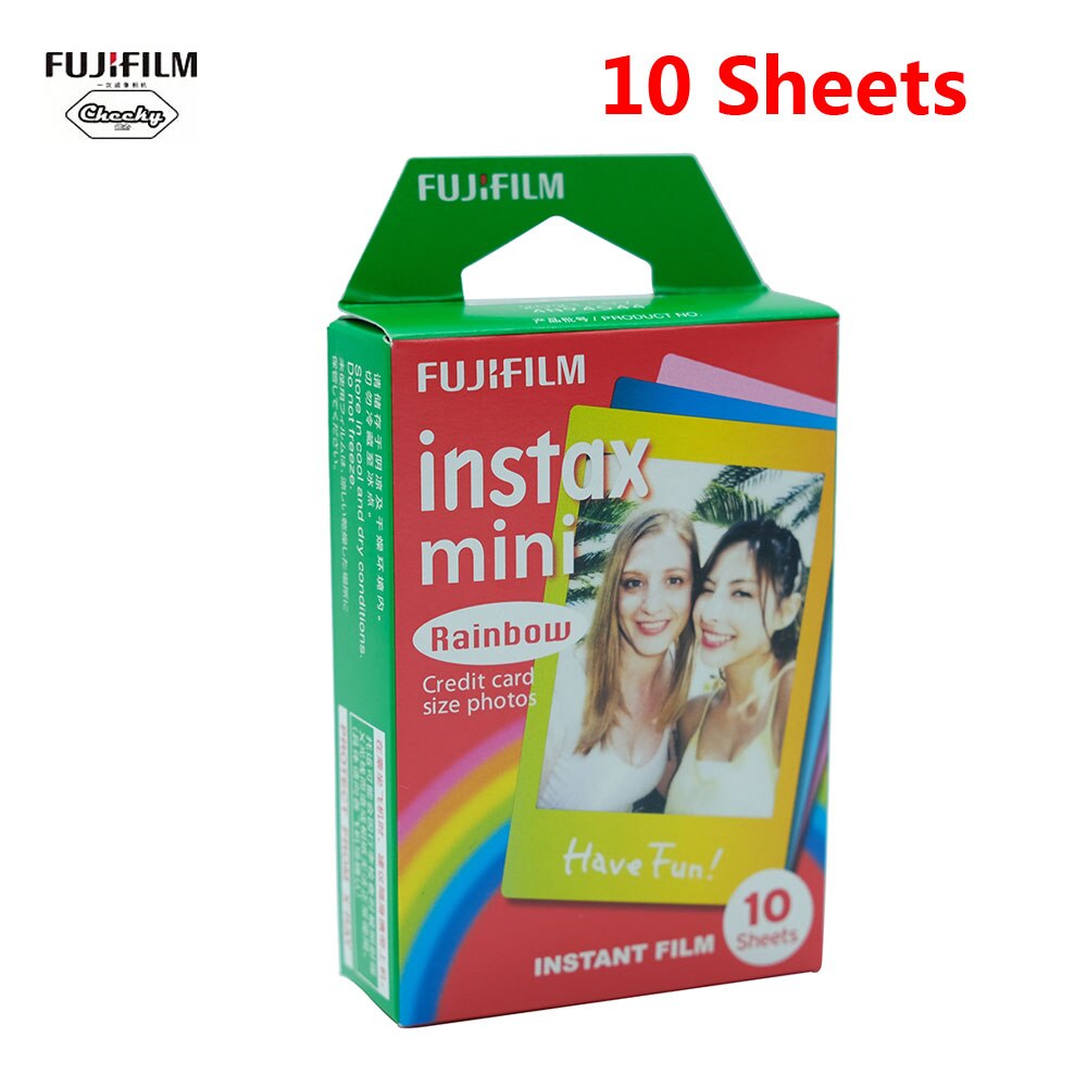 10-100 feuilles papier Photo Fujifilm Instax Mini 9 Mini 8 instantané Mini 70 90 Film caméra Instax Mini Film cadre Photo en option: 10 Sheets-10