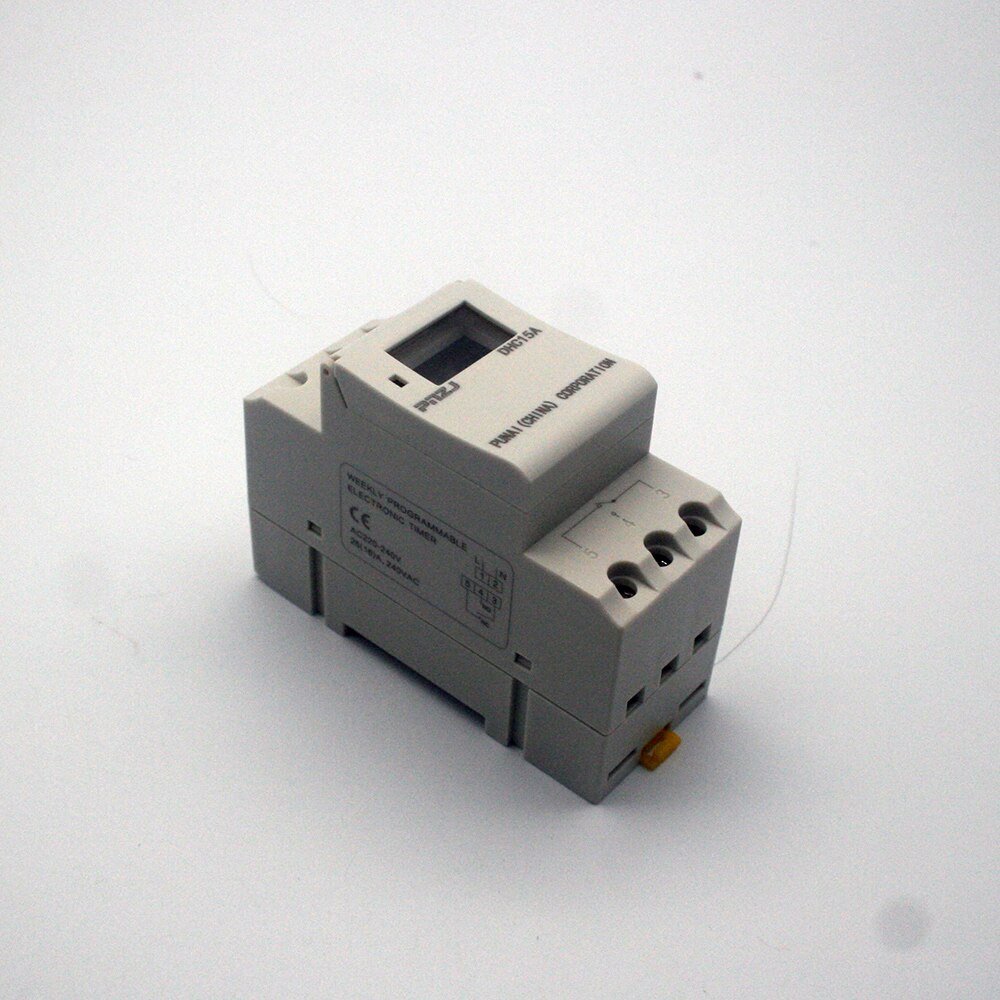 AHC/DHC15A AC 220V Digital LCD Power Timer Programmable Time Switch Relay 25A 16A GOOD temporizador with Din Rail good