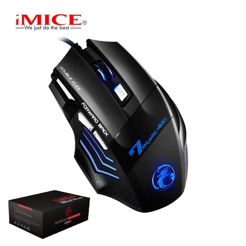 Wired Gaming Combos Keyboard Mouse Earphone 104 Suspended Keycaps Russian English Layout 2400DPI Wired Mouse Earphone for Gaming: Mouse