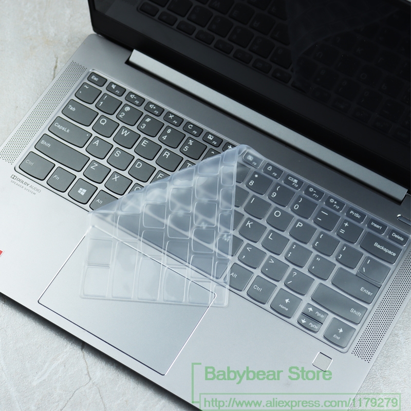 Dla Lenovo joga szczupły 7 dla Lenovo joga 7i 14 dla Lenovo joga 9i 14/joga szczupły 9i 14 ''laptop silikonowa klawiatura okładka skóry: jasny