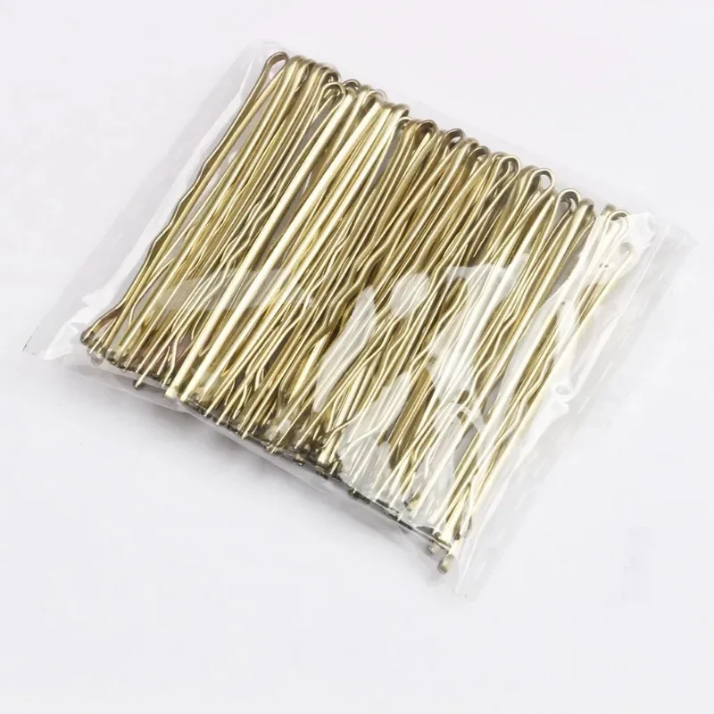 50 Stuks Haar Zwaaide U-Vormige Bobby Pin Barrette Salon Grip Clip Haarspelden Black Metal Haaraccessoires Voor Bun