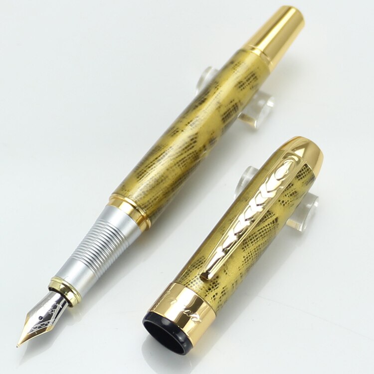 JINHAO 250 Medium nib Metal Fountain Pen Without Pencil Box luxury school Office Stationery Writing Cute pens: 13