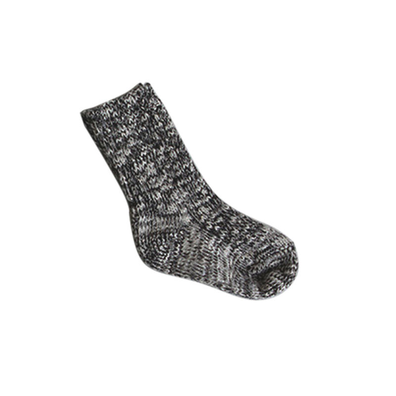1 Pair Mix Color Cotton Baby Girls Boys Socks Ankle Length Thick Winter Calcetines Children Socks for 0-4 Years: Black S