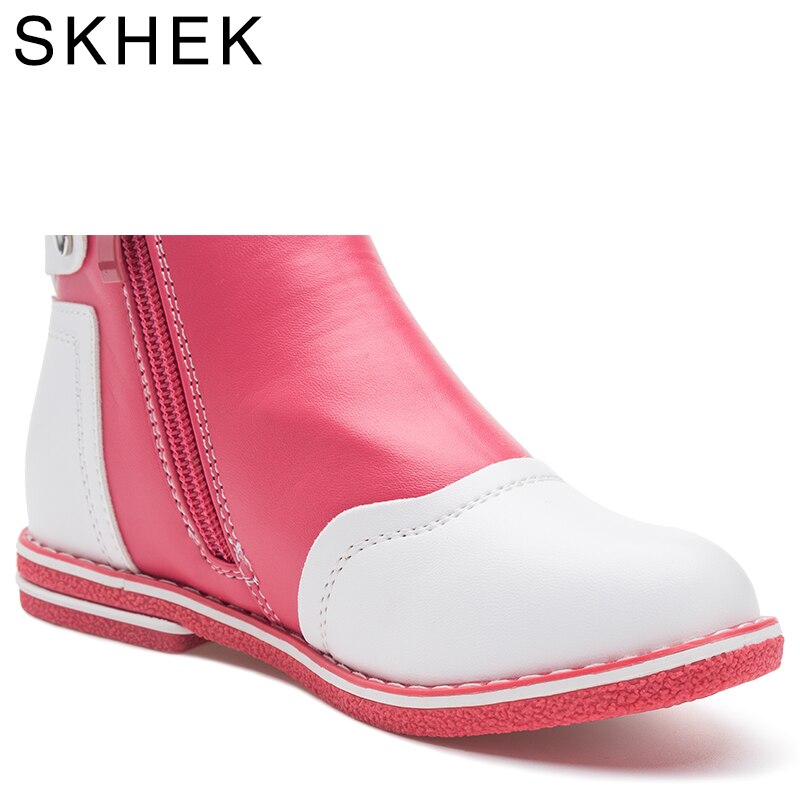 Skhek kinderlaarzen voor schoenen of meisjesjongens kinderen lente met meisjesschoenen voor kinderen enkellaarsjes pu kinderen meisje winter herfst