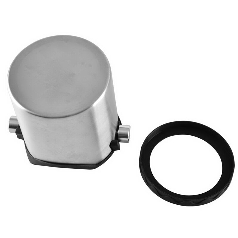 Non-Slip Silicone Base Coffee Grounds Container Drain Container Stainless Steel Filter