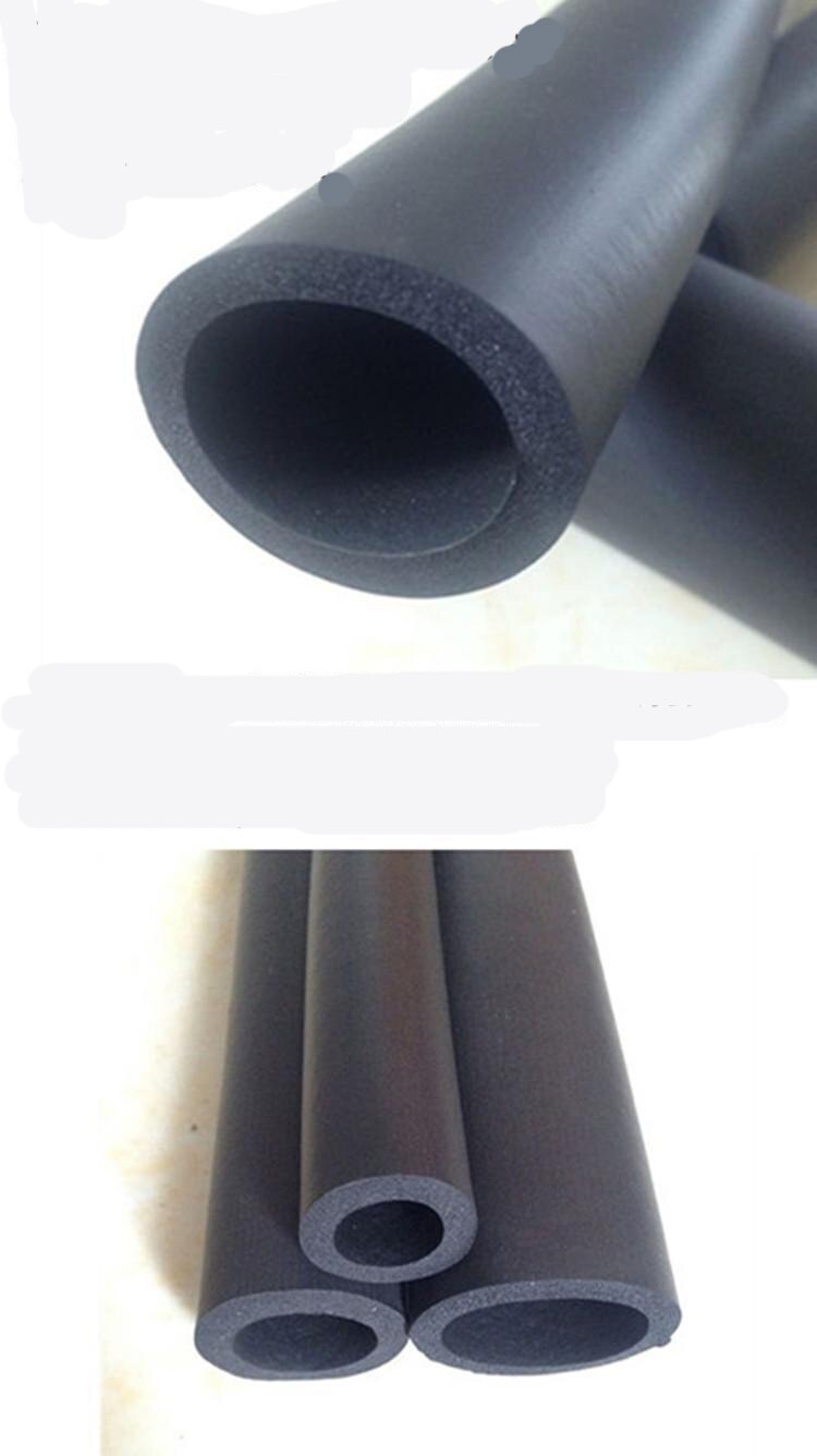 Sort 22/25/28mm( id ) 1m fitnessudstyr håndtag termisk isolering rør svamp skumgummi rør