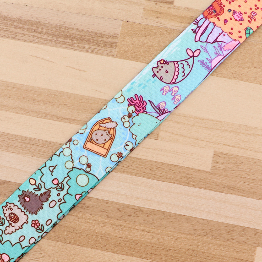 Cordón de animales Kawaii para llaves, USB, tarjeta de identificación de gimnasio, soporte para insignia, llavero, Collar, cordones de cuerda colgantes DIY, correas para teléfono móvil