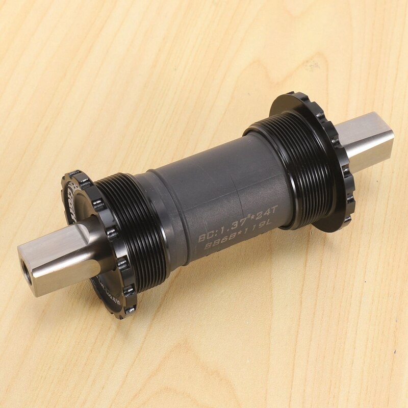 Titanium Bsa Engels Schroefdraad Vierkante Taper Trapas 119Mm Voor Brompton 148G