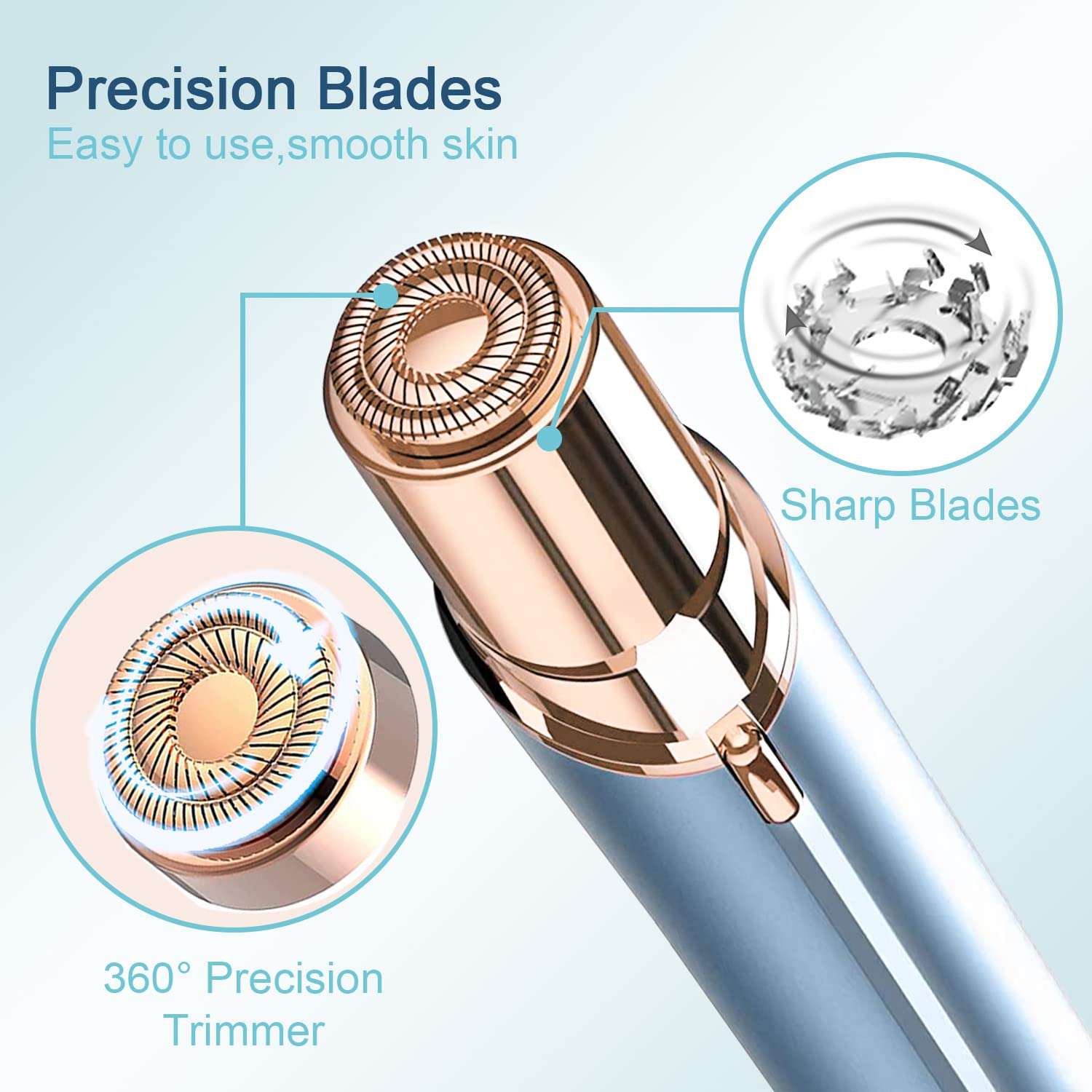 Ersatzköpfe für Gesichtshaarentferner der Generation 2, für makelloses Abschluss, berühren-Haarentfernungswerkzeug für Frauen, nur für Gen 2, makellos