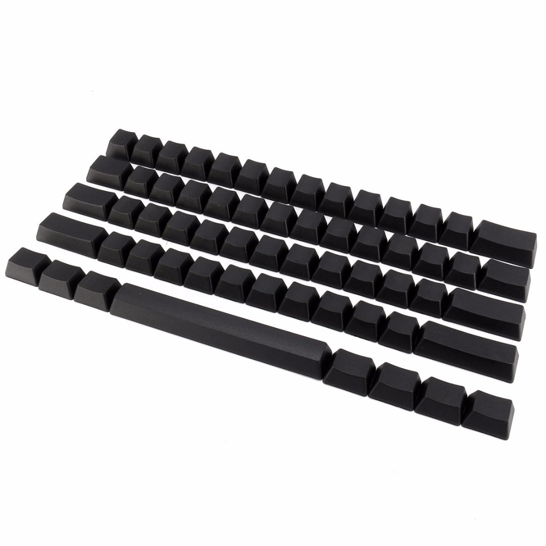 Zwarte Lege 61 Keycap 61 Toetsen Gaming Keyboard Keycaps Zwarte Dikke Pbt Keycaps Voor Mx Schakelaars Mechanische Toetsenbord