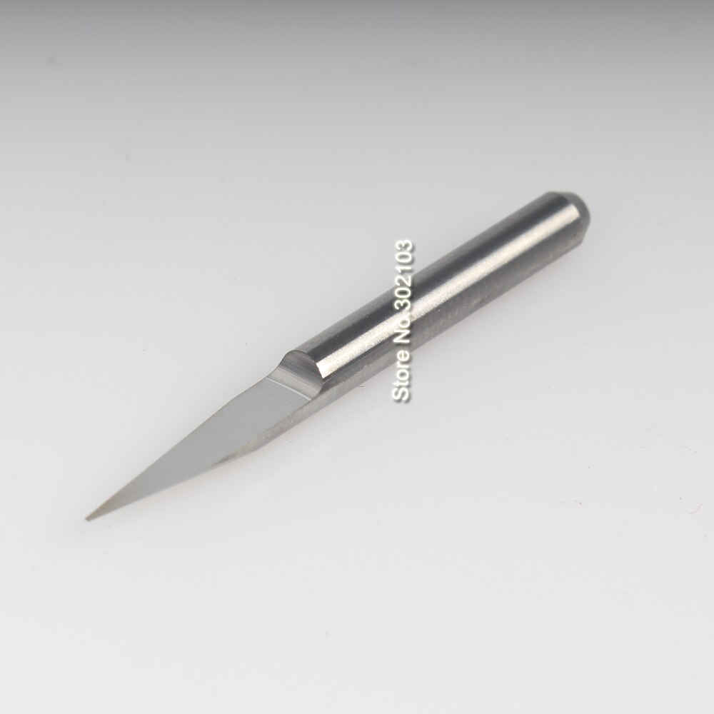 3.175mm Tungsten Bit 1/8" Shank 20 Degree V Shape Carbide PCB Engraving Bits CNC Router CNC Tools Acrylic Carving Frezer