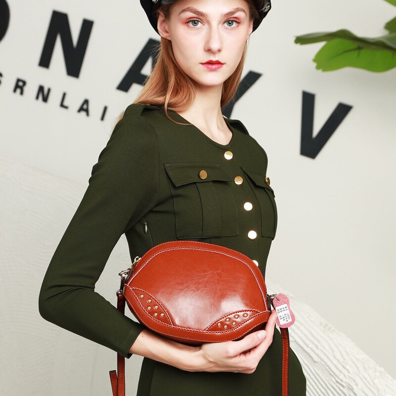 Shell Package Mini- Portable Mobile Phone Package Concise Diagonal Single Shoulder Package Tide