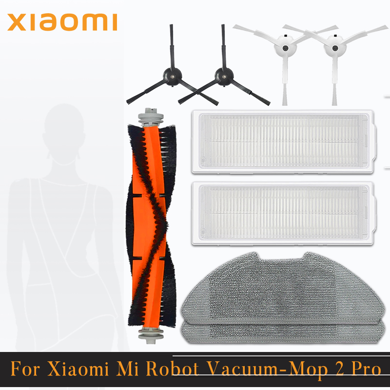 Voor Xiaomi Mi Robot Vacuüm-Mop 2 Pro/Lite MJST1SHW MJSTL Hepa Filter Mop Doek Belangrijkste Zijborstel Mijia Stofzuiger Accessoires
