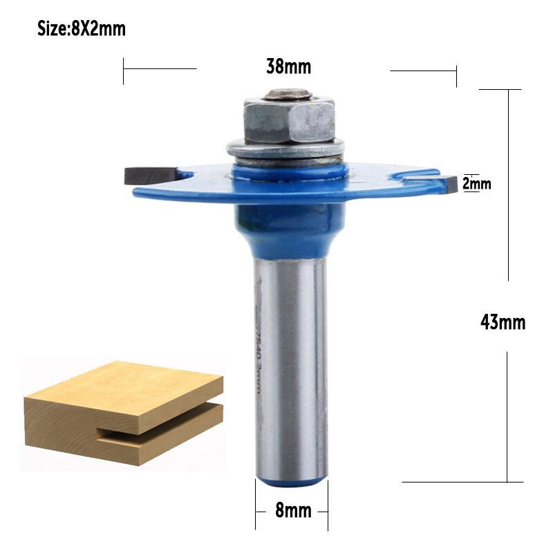 Vaaa 1pc 8mm skaft