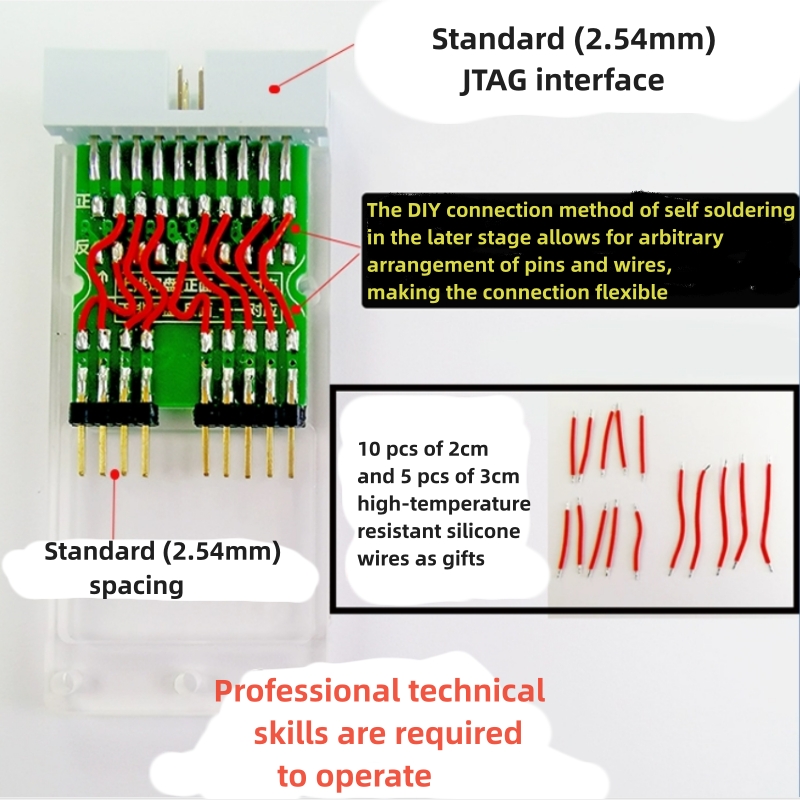 SWD to JTAG adapter board JLINK/STLINK adapter board SWD to JTAG board arm stm32