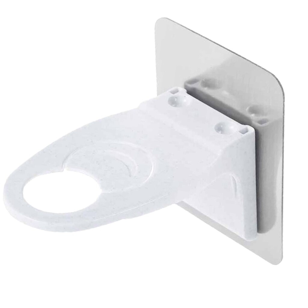 Self Adhesive Wall Mounted Bathroom Shampoo Hanging Rack Shower Gel Bottle Holder Hanger 3 Colors