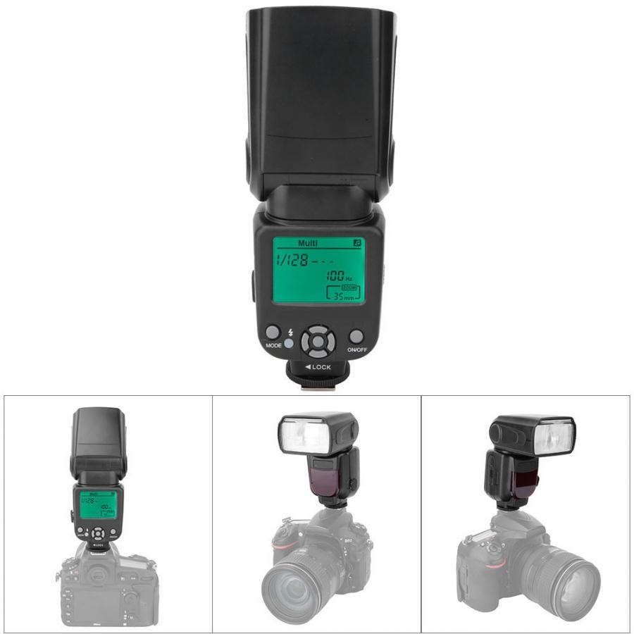 TRIOPO-luz de Flash de foto para cámara, Flash de 5500K para Canon, Nikon, DSLR, cámara speedlite, TR-950