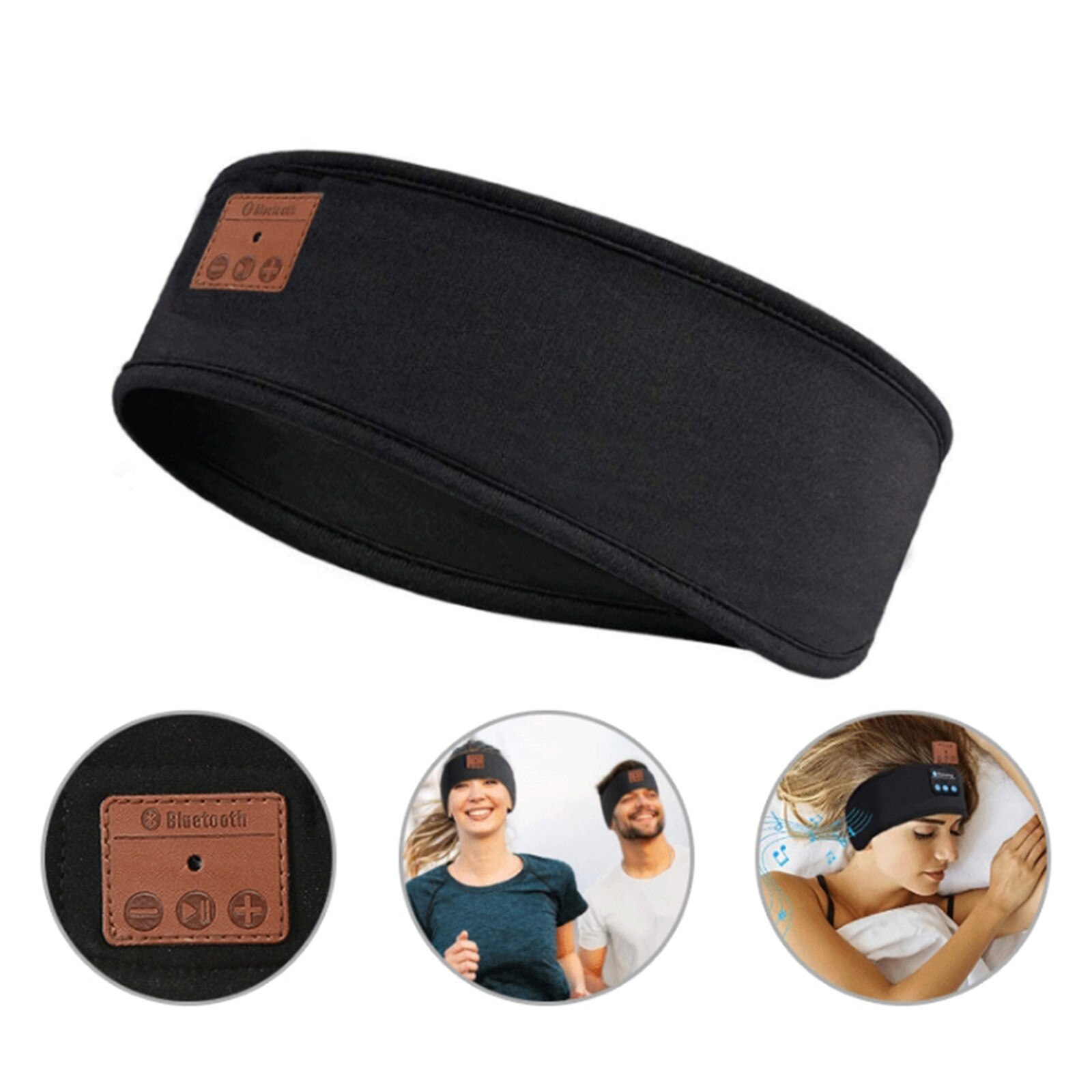 LC-dolida Bluetooth 5.4 Slaapkoptelefoon – Hoofdband Met Speaker, Zijslaper Vriendelijk, Wasbaar, 10 Uur Batterij – Ideaal Voor Sport, Reizen En Mediteren