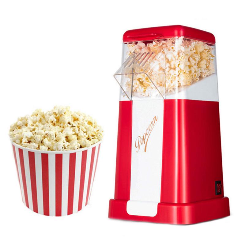 Automatic Popcorn Machine Electric Household American Standard 110V European Standard Plug 220V Mini Air Corn Popcorn Machin: 02 US 110V A