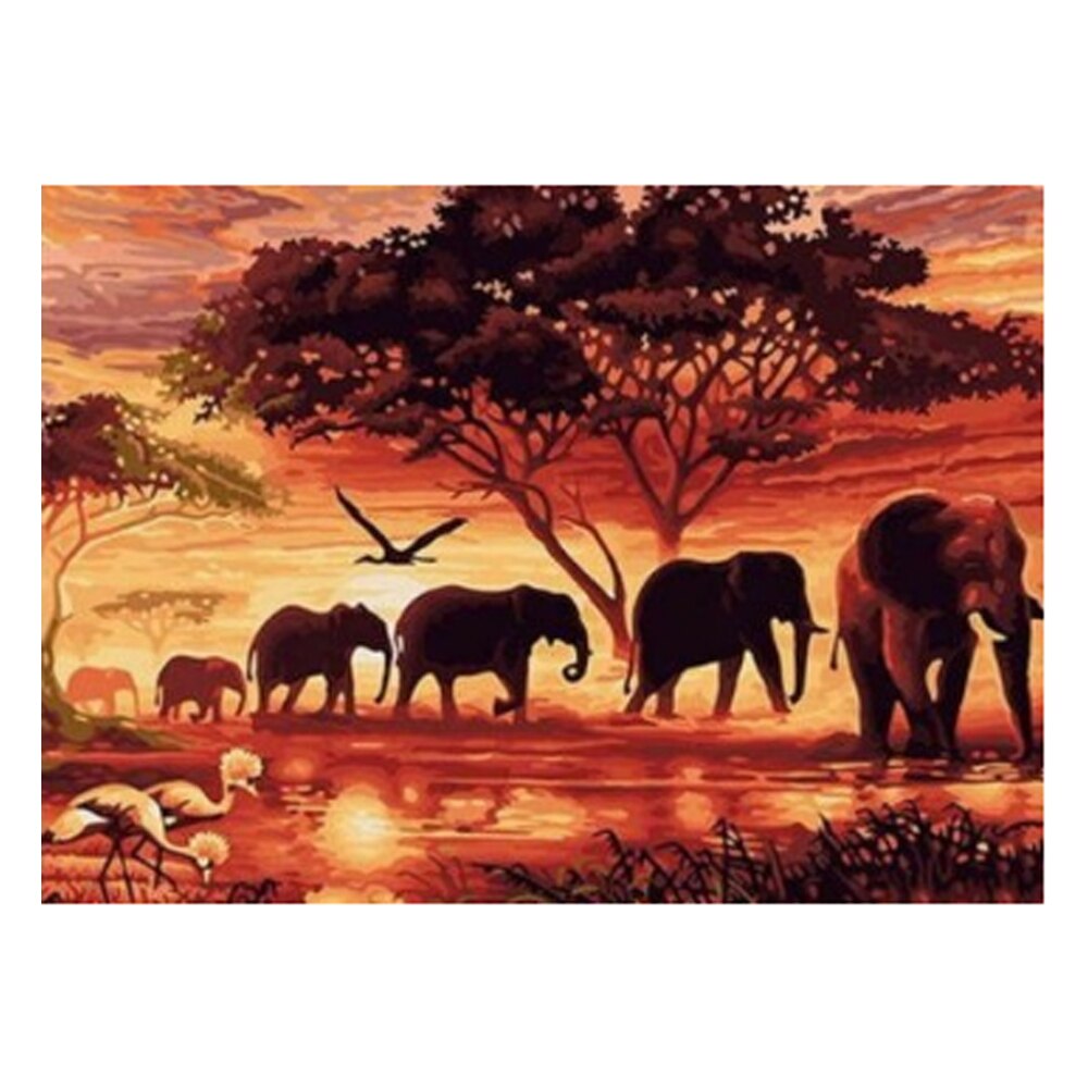 Full Square Diamond Painting Waterfall 5D DIY Diamond Embroidery Mosaic Landscape Art Kits Home Decoration 40cm x30cm: 8