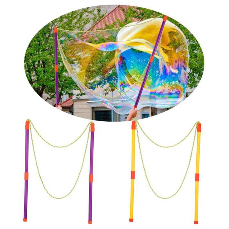 Giant Bubble Maker For Children Kids Adjustable Outdoor Bubble Wand Toy Fun Summer Soap Bubble Kids Toys Brinquedo Infantil