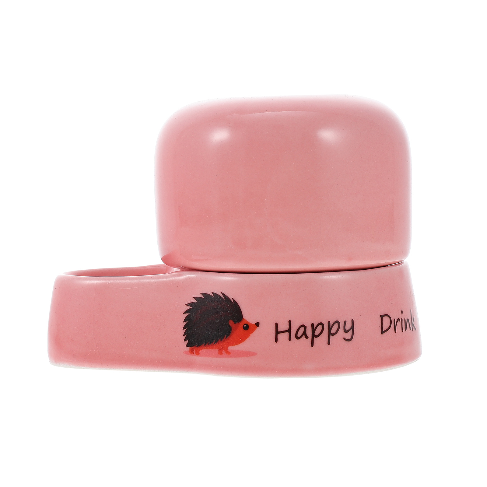 Pet Hedgehog Drinking Bowl Water Feeder Ceramic Pet Feeder Water Dispenser